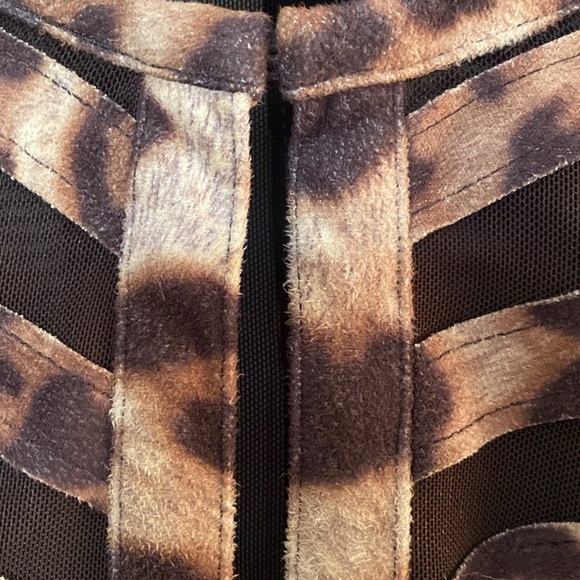 Travelers Collection By Chico’s Animal Print Cardigan Size 2 (Size M) - Picture 4 of 14